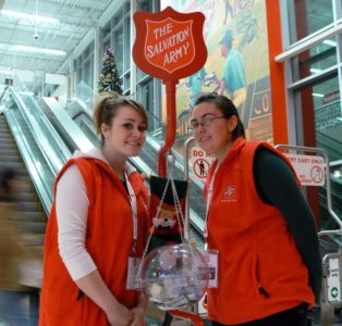 Volunteers help Salvation Army raise funds to support vulnerable people at Christmas and throughout the year